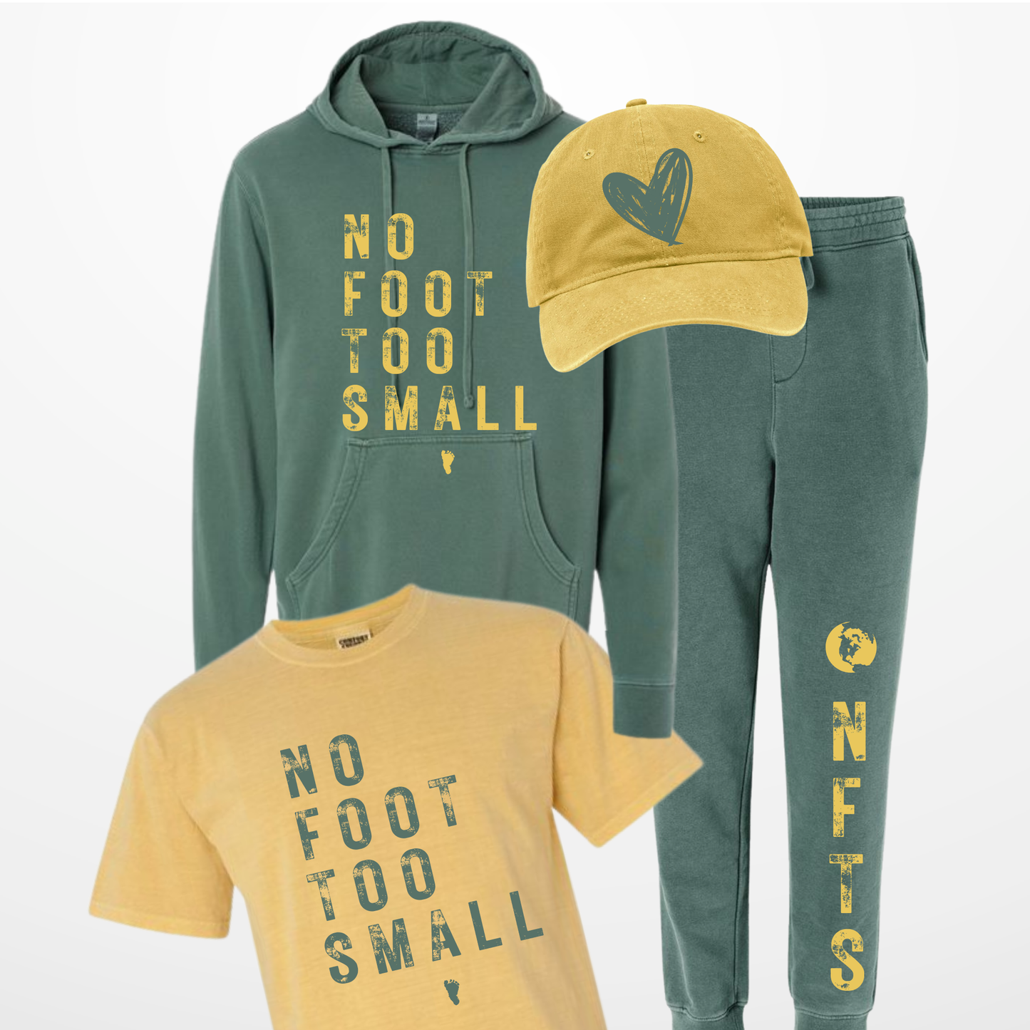Green & Gold Fleece Sweatpants