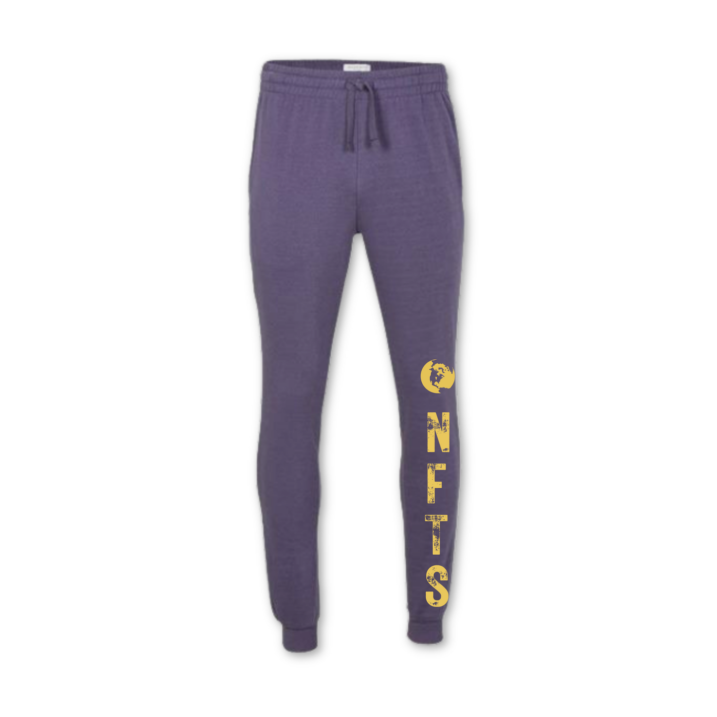 Purple & Gold Fleece Joggers