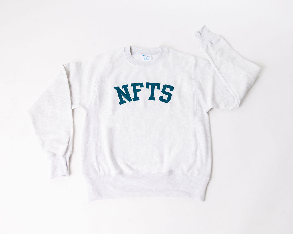 Crewneck Sweatshirt- Light Gray Collegiate - MISPRINT