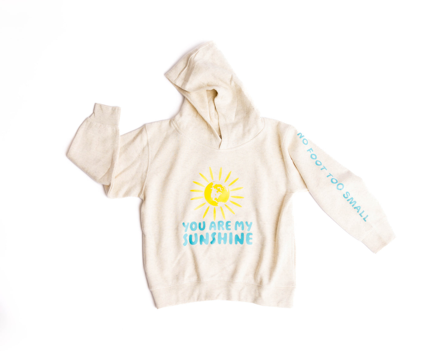 You Are My Sunshine-Toddler Fleece Hoodie Natural