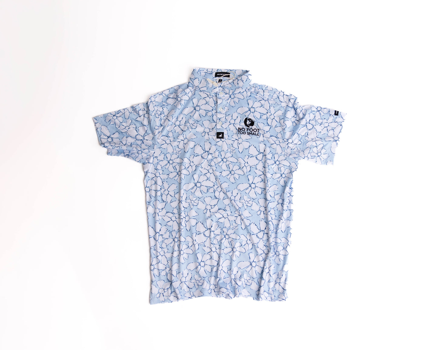 Mens Dry Fit Polo-Blooming Blue