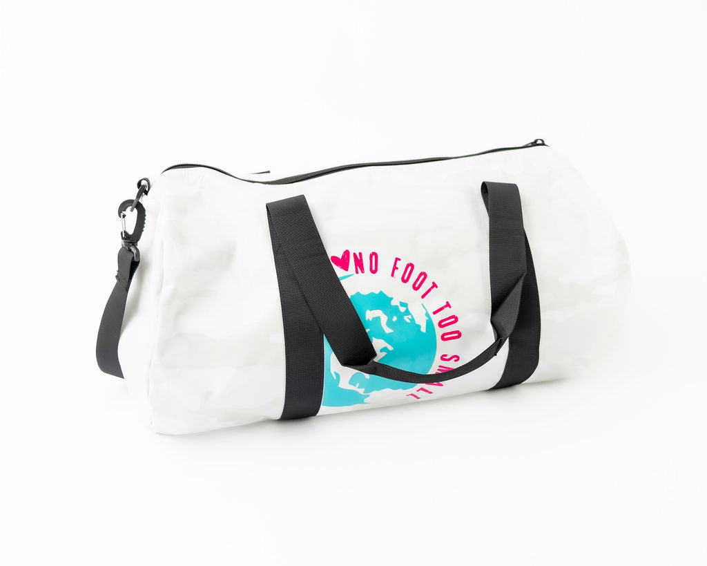 Day Tripper Duffel Bag- white camo