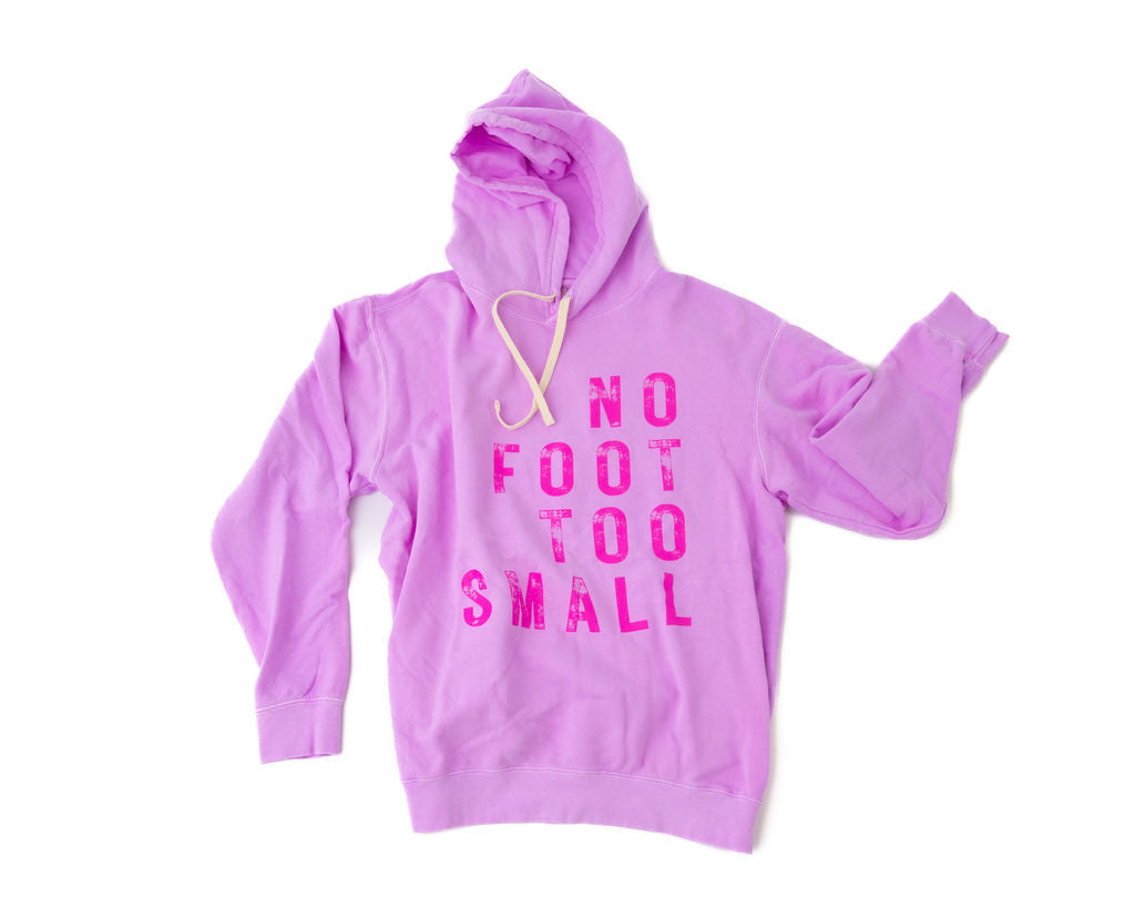 Hooded Sweatshirt- Neon Violet