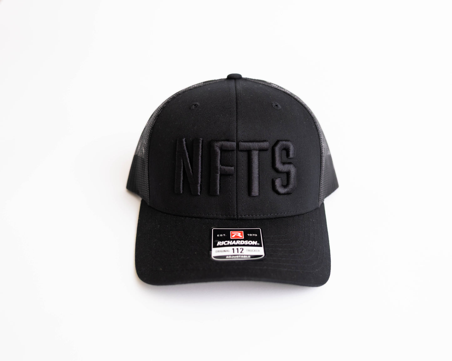 Trucker Hat-Black NFTS 3D Puff