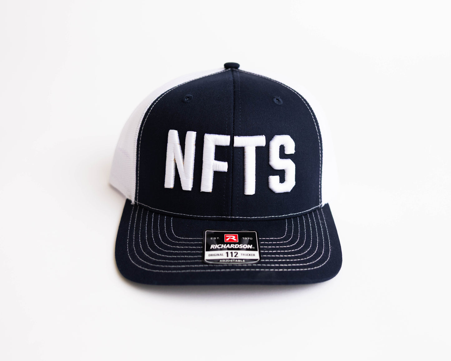 Trucker Hat-Navy NFTS 3D Puff