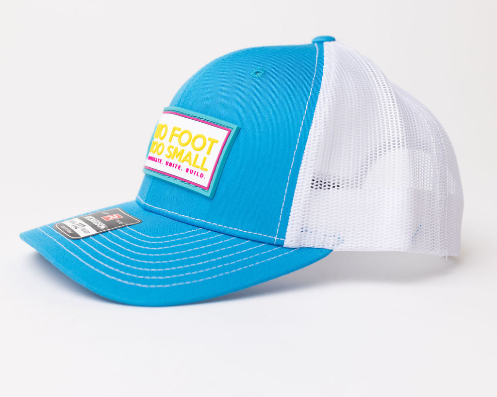 Trucker Hat- Blue (color patch)