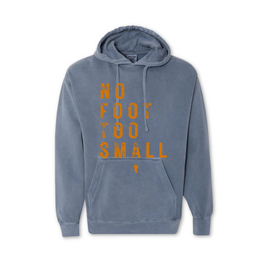Navy & Orange Hooded Sweatshirt