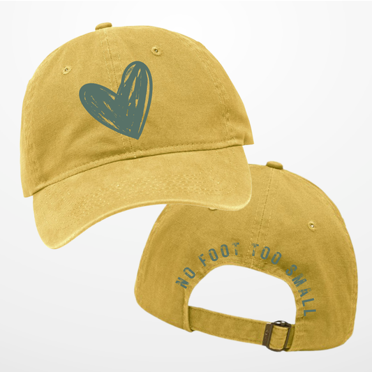 Embroidered Green & Gold Baseball Hat