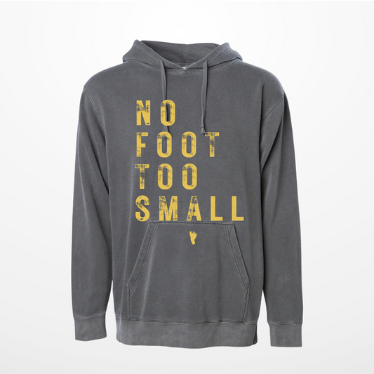 Black & Gold Light Weight Fleece Hooded Sweatshirt