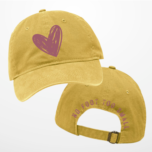 Embroidered Red & Gold Baseball Hat