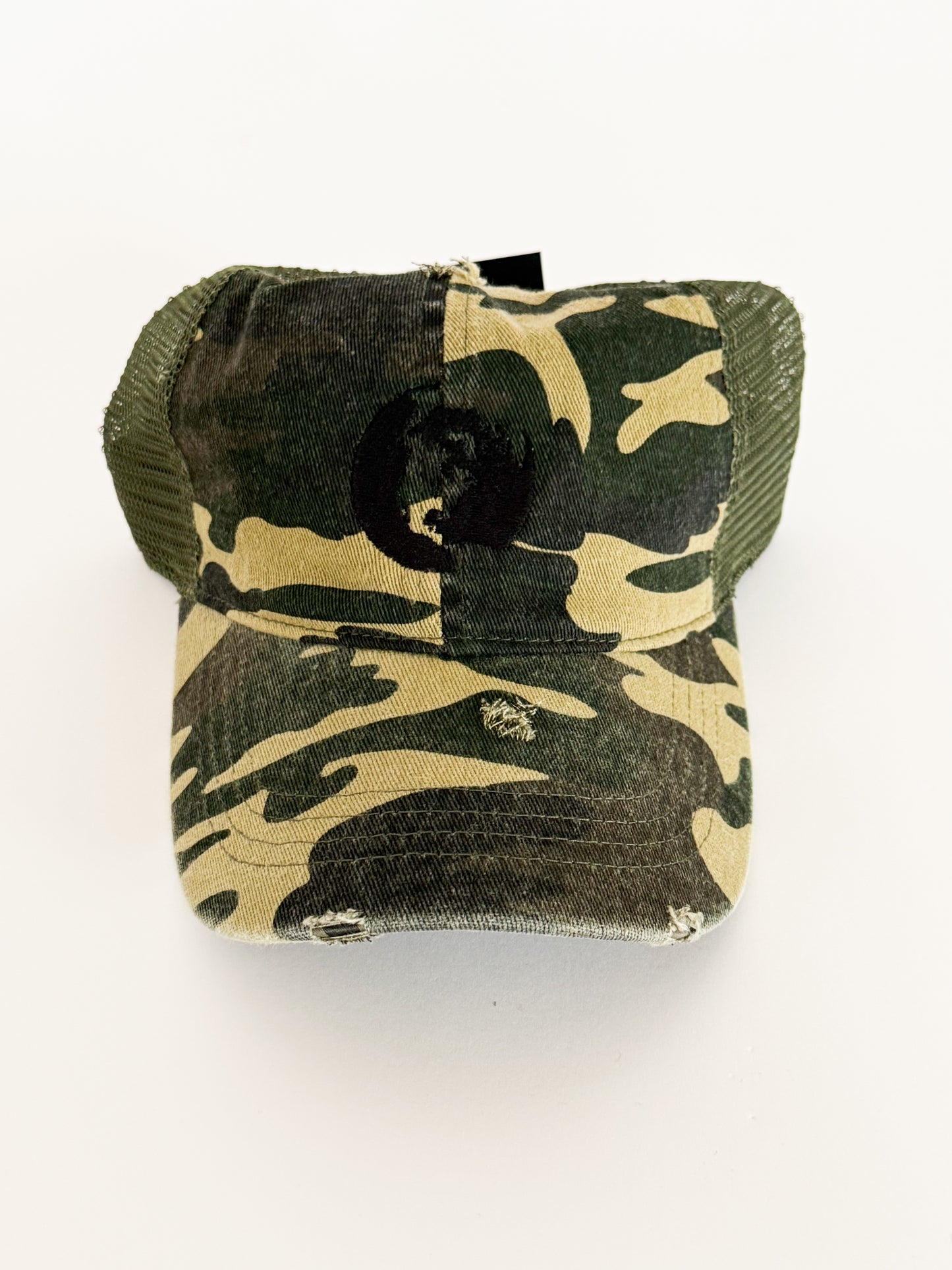 Camo Globe Baseball Hat