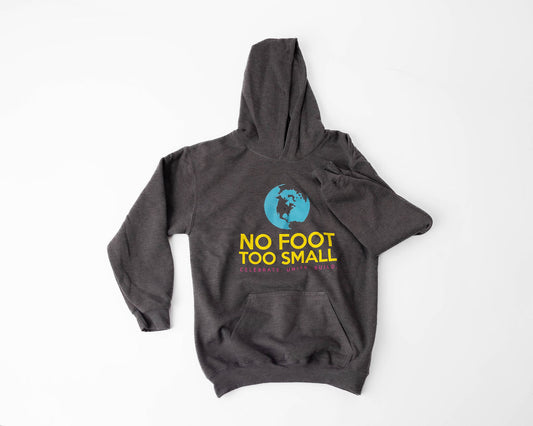 Youth Hooded Sweatshirt-Grey