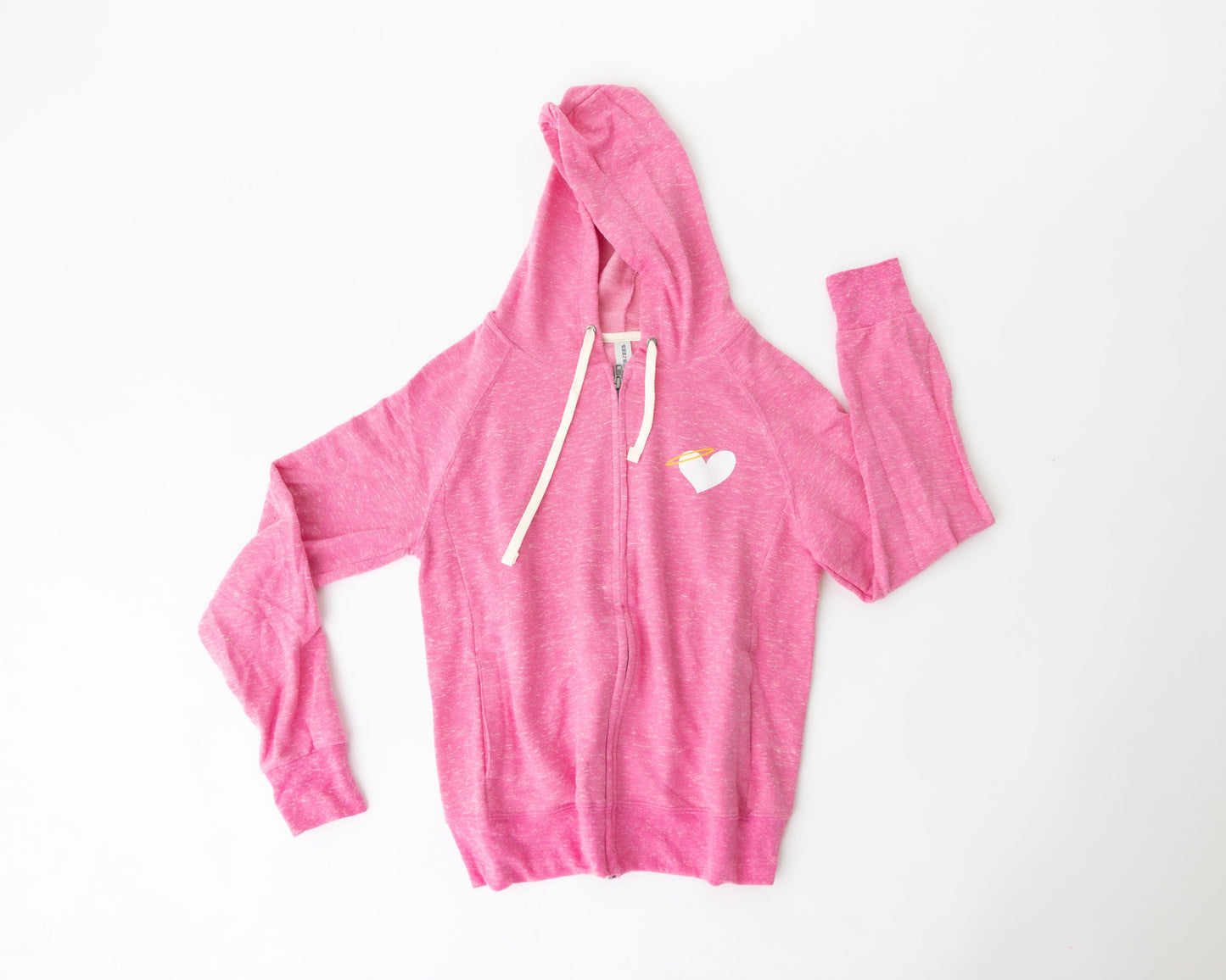 Full-Zip Hooded Sweatshirt (Halo Heart)