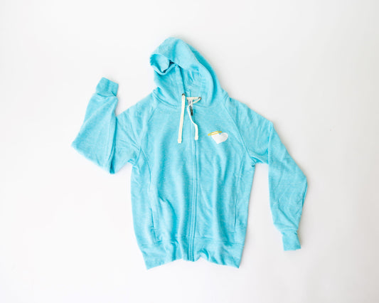 Full-Zip Hooded Sweatshirt (Halo Heart)