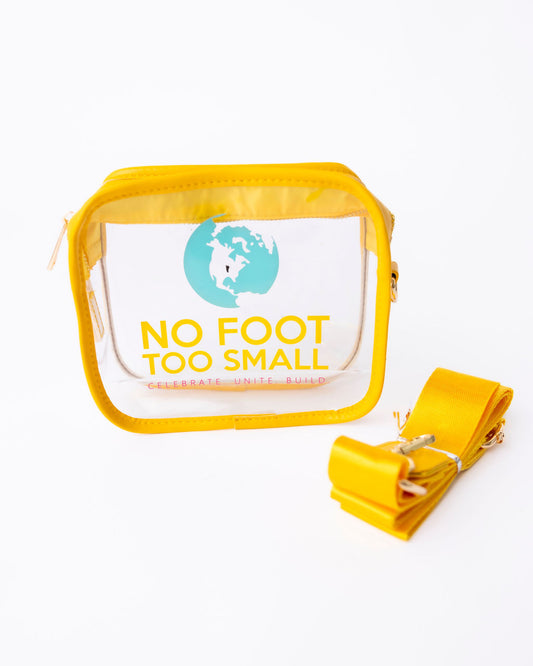 Clear Stadium Bag- Yellow