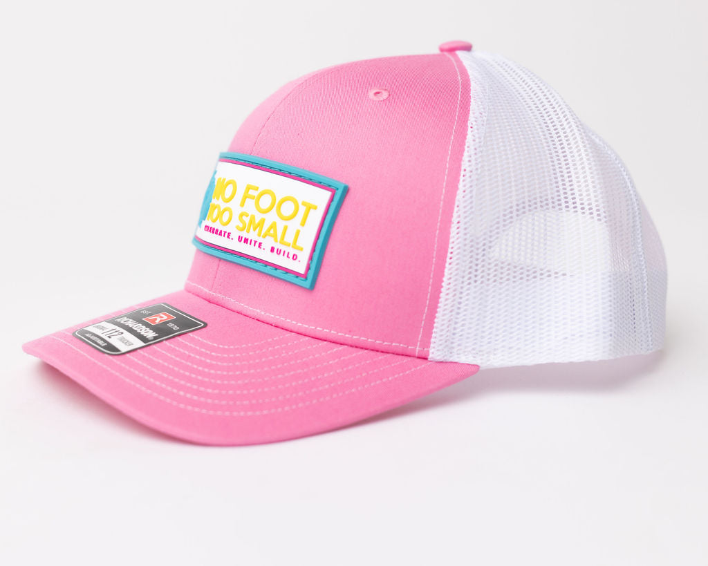 Trucker Hat- Pink (color patch)- Imperfect