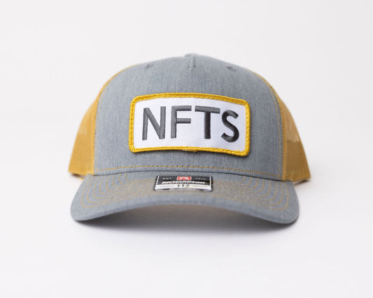 Trucker Hat- Yellow & Gray