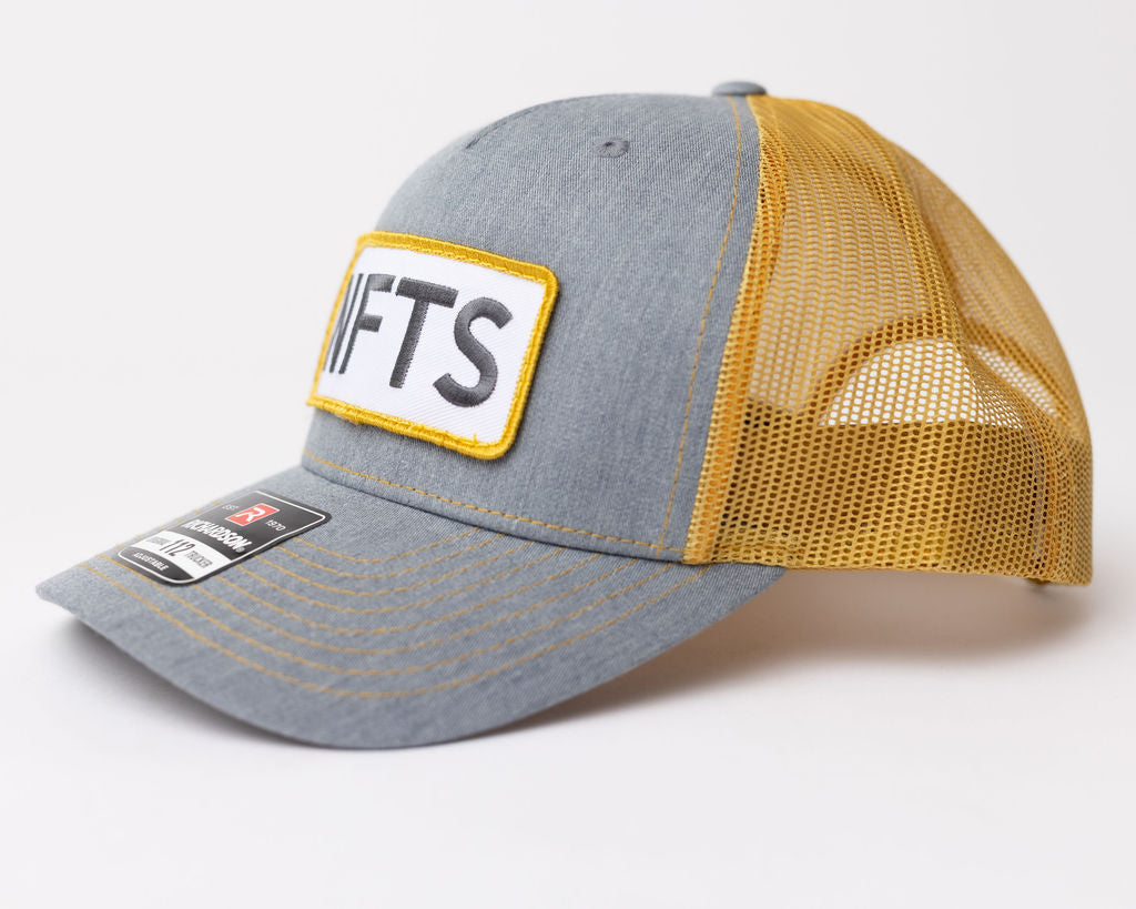 Trucker Hat- Yellow & Gray